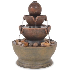 Fuente de interior con bomba poliresina de vidaXL, Fuentes y cascadas - Ref: Foro24-244287, Precio: 37,82 €, Descuento: %