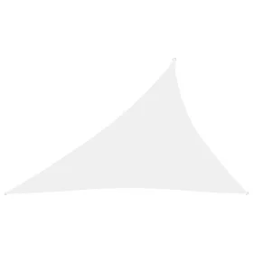 Toldo de vela triangular tela Oxford blanco 3x4x5 m de , Sombrillas - Ref: Foro24-135283, Precio: 31,07 €, Descuento: %