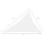 Toldo de vela triangular tela Oxford blanco 3x4x5 m de , Sombrillas - Ref: Foro24-135283, Precio: 31,07 €, Descuento: %
