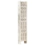 Biombo 5 paneles tallado a mano madera mango blanco 200x165 cm de , Divisores de ambientes - Ref: Foro24-285320, Precio: 285,...