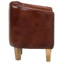 Sillón butaca de cuero auténtico marrón de , Sillones - Ref: Foro24-359638, Precio: 274,44 €, Descuento: %