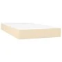 Box spring bed with cream fabric mattress 90x200 cm by , Beds and slatted bases - Ref: Foro24-3127938, Price: 333,23 €, Disco...