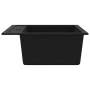 Fregadero de cocina de granito con un seno negro de vidaXL, Fregaderos - Ref: Foro24-142954, Precio: 184,55 €, Descuento: %