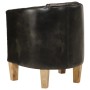 Sillón butaca de cuero auténtico gris de , Sillones - Ref: Foro24-359641, Precio: 286,75 €, Descuento: %