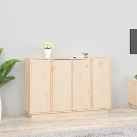 Solid pine wood sideboard 120x35x80 cm by , Sideboards - Ref: Foro24-814494, Price: 178,63 €, Discount: %