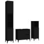 Set de muebles de baño 3 piezas madera contrachapada negro de , Muebles de baño - Ref: Foro24-3185544, Precio: 209,41 €, Desc...