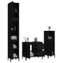 Set de muebles de baño 3 piezas madera contrachapada negro de , Muebles de baño - Ref: Foro24-3185544, Precio: 209,41 €, Desc...