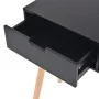 Mesa consola de madera maciza de pino 80x30x72 cm negra de vidaXL, Mesas auxiliares - Ref: Foro24-244738, Precio: 89,43 €, De...