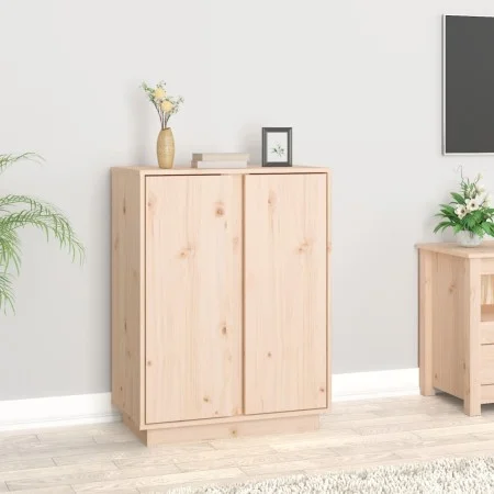 Sideboard aus massivem Kiefernholz, 60 x 35 x 80 cm von , Sideboards - Ref: Foro24-814489, Preis: 76,88 €, Rabatt: %