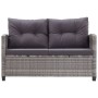 Set de comedor jardín 3 piezas con cojines ratán sintético gris de , Conjuntos de jardín - Ref: Foro24-3095248, Precio: 774,4...