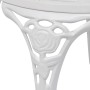 Sillas de jardín bistró 2 unidades aluminio fundido blanco de vidaXL, Sillas de jardín - Ref: Foro24-43176, Precio: 157,03 €,...