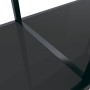 Mesa consola vidrio templado negro 200x35x75,5 cm de , Mesas auxiliares - Ref: Foro24-331707, Precio: 104,58 €, Descuento: %