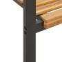Sillas de jardín apilables 2 uds madera maciza acacia y metal de , Sillas de jardín - Ref: Foro24-362014, Precio: 186,10 €, D...
