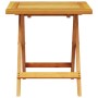 Tumbonas con mesa 2 unidades madera maciza de acacia en Tumbonas | Comprar online en Foru.es