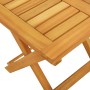Tumbonas con mesa 2 unidades madera maciza de acacia en Tumbonas | Comprar online en Foru.es