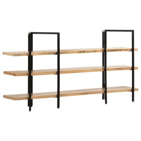 Estantería de 3 niveles madera maciza de mango 160x31x80 cm de , Librerías y estanterías - Ref: Foro24-286604, Precio: 224,94...