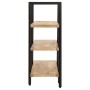 Estantería de 3 niveles madera maciza de mango 160x31x80 cm de , Librerías y estanterías - Ref: Foro24-286604, Precio: 224,94...