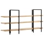 Estantería de 3 niveles madera maciza de mango 160x31x80 cm de , Librerías y estanterías - Ref: Foro24-286604, Precio: 224,94...