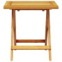 Tumbonas con mesa 2 unidades madera maciza de acacia en Tumbonas | Comprar online en Foru.es