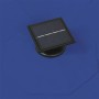 Sombrilla de pared con LEDs y poste de metal 300 cm azul de , Sombrillas - Ref: Foro24-312529, Precio: 120,82 €, Descuento: %
