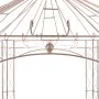 Pérgola de jardín marrón antiguo 4 m hierro de , Carpas y cenadores - Ref: Foro24-45439, Precio: 776,30 €, Descuento: %
