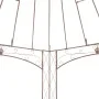 Pérgola de jardín marrón antiguo 4 m hierro de , Carpas y cenadores - Ref: Foro24-45439, Precio: 776,30 €, Descuento: %