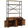 Aparador de estantes madera maciza reciclada 120x35x200cm de , Aparadores - Ref: Foro24-244946, Precio: 858,97 €, Descuento: %