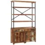 Aparador de estantes madera maciza reciclada 120x35x200cm de , Aparadores - Ref: Foro24-244946, Precio: 858,97 €, Descuento: %