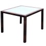 Set comedor de jardín 5 piezas y cojines ratán sintético marrón de vidaXL, Conjuntos de jardín - Ref: Foro24-43121, Precio: 4...