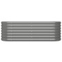 Jardinera arriate acero recubrimiento polvo gris 114x40x36 cm de , Maceteros y jardineras - Ref: Foro24-318864, Precio: 36,49...