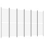 Biombo divisor de 6 paneles de tela blanco 300x180 cm de , Divisores de ambientes - Ref: Foro24-350222, Precio: 58,98 €, Desc...