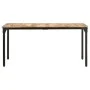 Mesa de comedor de madera de mango rugosa 160x80x76 cm de , Mesas de cocina y de comedor - Ref: Foro24-321974, Precio: 248,46...