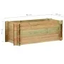 Jardinera de verduras madera pino impregnada 80 cm de vidaXL, Maceteros y jardineras - Ref: Foro24-43348, Precio: 47,48 €, De...