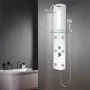 Panel de ducha plateado 25x43x120 cm de , Boquillas de chorro para bañeras y duchas - Ref: Foro24-142994, Precio: 201,32 €, D...