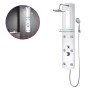 Panel de ducha plateado 25x43x120 cm de , Boquillas de chorro para bañeras y duchas - Ref: Foro24-142994, Precio: 205,86 €, D...