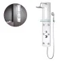 Panel de ducha plateado 25x43x120 cm de , Boquillas de chorro para bañeras y duchas - Ref: Foro24-142994, Precio: 201,32 €, D...