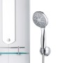 Panel de ducha plateado 25x43x120 cm de , Boquillas de chorro para bañeras y duchas - Ref: Foro24-142994, Precio: 205,86 €, D...