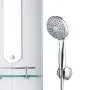 Panel de ducha plateado 25x43x120 cm de , Boquillas de chorro para bañeras y duchas - Ref: Foro24-142994, Precio: 201,32 €, D...