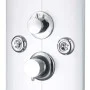 Panel de ducha plateado 25x43x120 cm de , Boquillas de chorro para bañeras y duchas - Ref: Foro24-142994, Precio: 201,32 €, D...