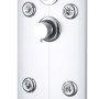 Panel de ducha plateado 25x43x120 cm de , Boquillas de chorro para bañeras y duchas - Ref: Foro24-142994, Precio: 205,86 €, D...