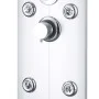 Panel de ducha plateado 25x43x120 cm de , Boquillas de chorro para bañeras y duchas - Ref: Foro24-142994, Precio: 201,32 €, D...