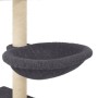 Rascador para gatos con postes de sisal gris oscuro 117 cm en Mobiliario para gatos | Comprar online en Foru.es