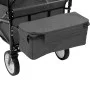 Carrito de mano plegable con capota acero gris de , Carretillas de carga - Ref: Foro24-145512, Precio: 112,94 €, Descuento: %