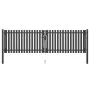 Anthrazitgraues Gartenzauntor aus Stahl 4x1,25 cm von , Gartentore - Ref: Foro24-146333, Preis: 383,19 €, Rabatt: %