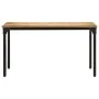 Mesa de comedor madera de mango rugosa 140x70x76 cm de , Mesas de cocina y de comedor - Ref: Foro24-321973, Precio: 234,96 €,...