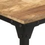 Mesa de comedor madera de mango rugosa 140x70x76 cm de , Mesas de cocina y de comedor - Ref: Foro24-321973, Precio: 234,96 €,...