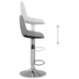 Taburetes de cocina 2 unidades tela gris de , Taburetes de cocina - Ref: Foro24-333381, Precio: 122,00 €, Descuento: %