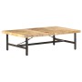 Mesa de centro de madera maciza de mango 142x90x42 cm en Mesas de centro | Comprar online en Foru.es