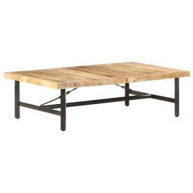 Mesa de centro de madera maciza de mango 142x90x42 cm en Mesas de centro | Comprar online en Foru.es