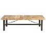 Mesa de centro de madera maciza de mango 142x90x42 cm en Mesas de centro | Comprar online en Foru.es